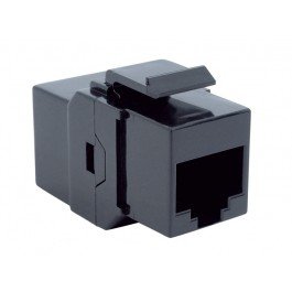 Bachmann Keystone CAT.6 UTP Kupplung RJ45 Ungeschirmt, Black