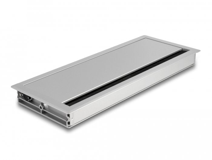 Delock Pasacables Assembly Empotrado Desk With Brush 300 X 120 X 28MM Silver
