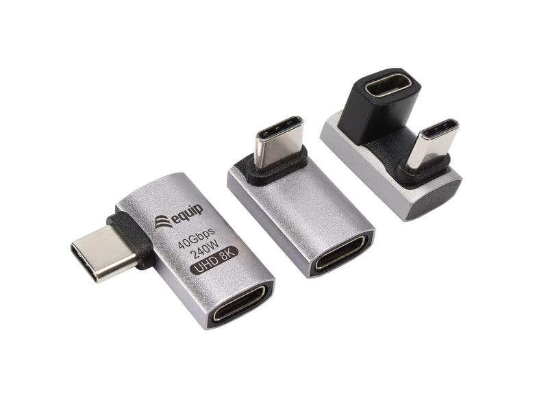 Equip Adapter USB4.0 - USB-C 40Gbps, 240W Pd, 3ER-PACK Gr