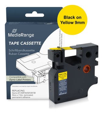 Mediarange Tape Labeller Dymo D1/40918/S0720730 9MMX7M Sw