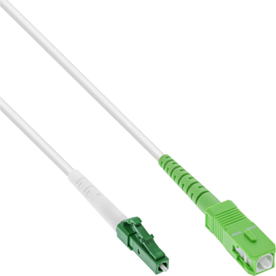 Inline Cable Símplex Fibre Optic , Ftth, Lc/Apc 8° a Sc/Apc 8°, 9/125 ?m, OS2, 40M — image 1
