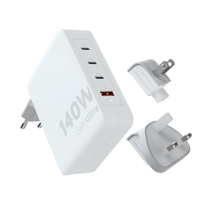 Xtorm Wall Charger Universal XVC2140 3x USB Type-c 1x USB + USB Cable Type-c 140W
