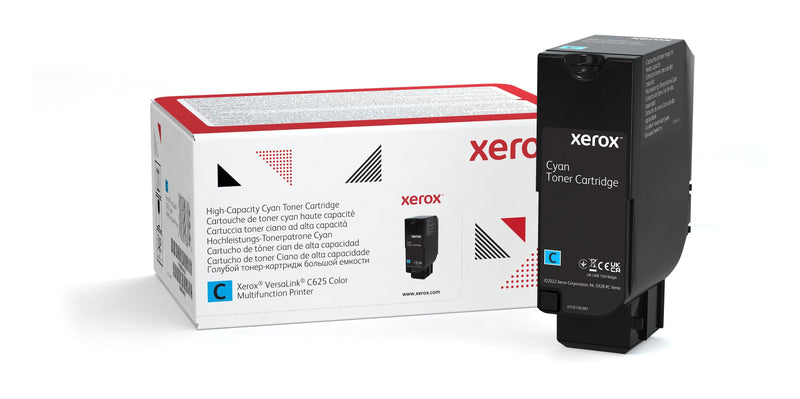 Xerox Large Capacity Cyan Genuine Box Cartridge Toner Versalink C625 C625V_DN
