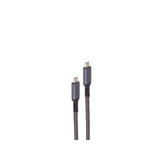 Shiverpeaks USB-C Ladecable 3.2 100W Pd Textil 2M