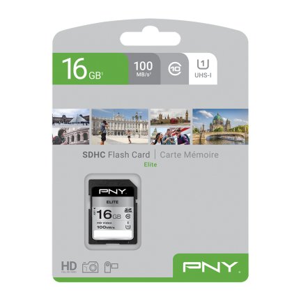 Pny Elite 16GB Sdhc Uhs-i Clase 10 — image 1