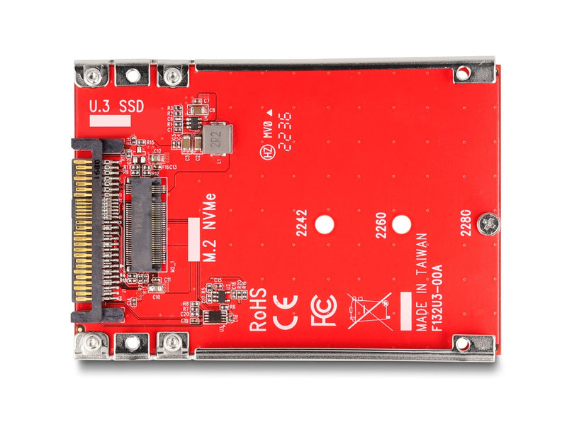 Delock 64228 Convertidor 2.5 U.3 SFF-8639A Slot M NVMe M.2 - 7MM