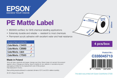 Epson Pe Matte Label White — image 1