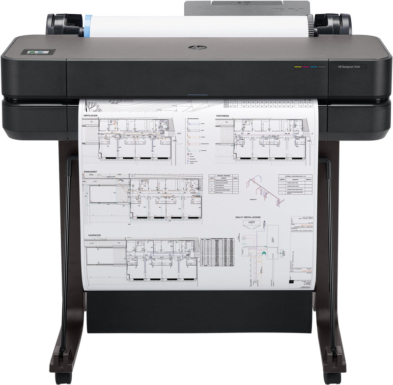 HP Printer Designjet T630 2025 Edition 24 Large Formato Colour Chorro Ink Roll A1 (61 0CM X 45 7M) A1 Ansi D 2