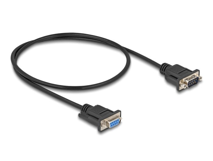 Delock 87819 Cable Serie RS-232 D-SUB9 Male a Female 0,5M