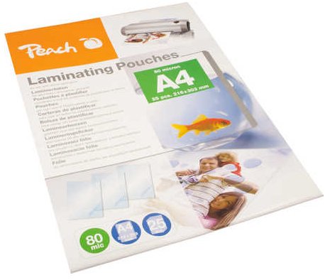 Peach Film Laminación A4 80MIC PPR080-02 25-PIEZAS