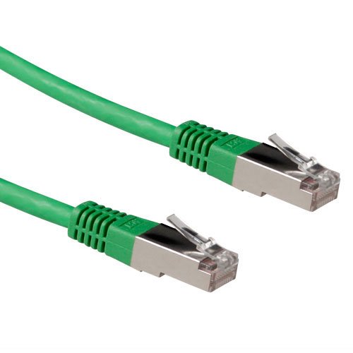 Green 10 Meter Lszh SFTP CAT.6A Patch Cable With RJ45 Connectors