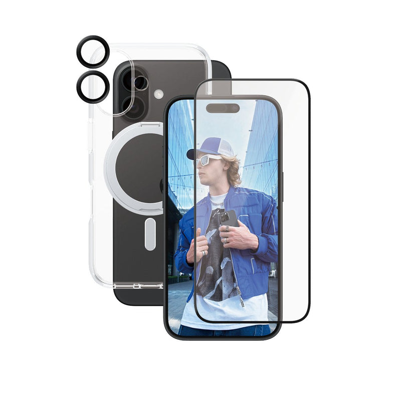 Panzerglass Care™ By ® 3-IN-1 Ceramic Bundle Iphone 16 Case For Apple - Iphone 16 Transparent