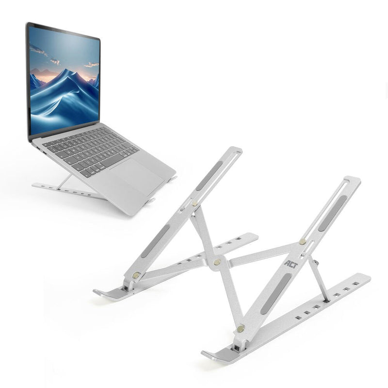 ACT Foldable Laptop Stand, 7 Positions Height Adjustable, Essentials