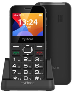 Myphone Halo 3 5,87CM (2.31) 86G Black Phone Personas Mayores — image 1
