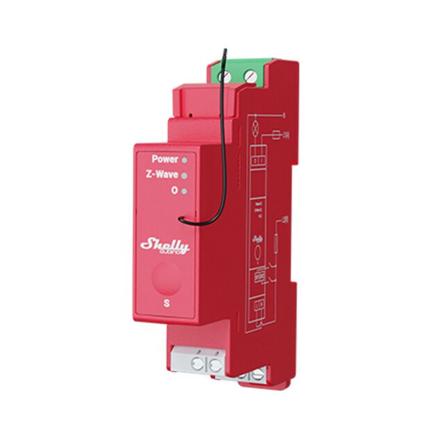 Shelly Relé Wave Pro 1PM Max. 16A Z-wave Din-rail