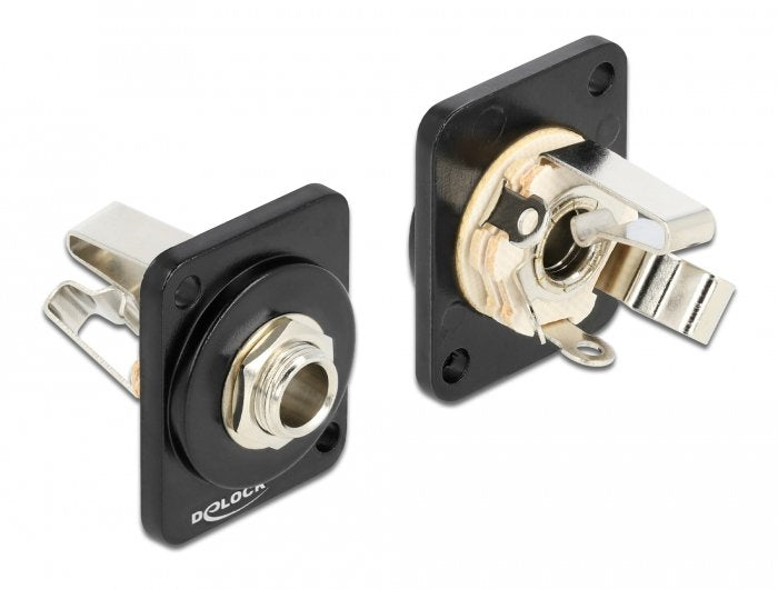Delock Módulo Type-d Female Stereo 6,35MM 3 Contactos Connector Solder