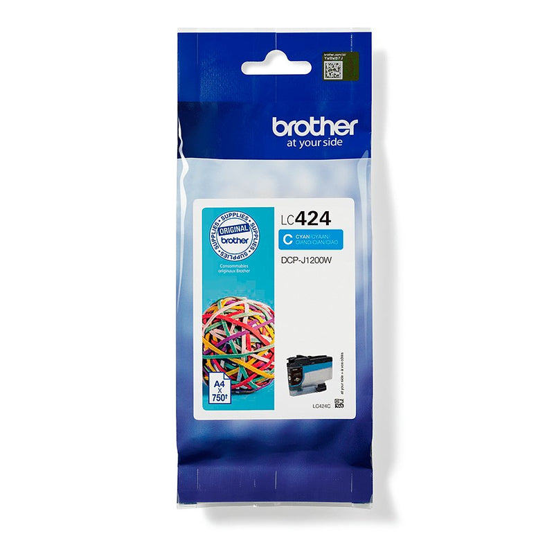 Brother Genuine Ink LC424 Cyan LC424C