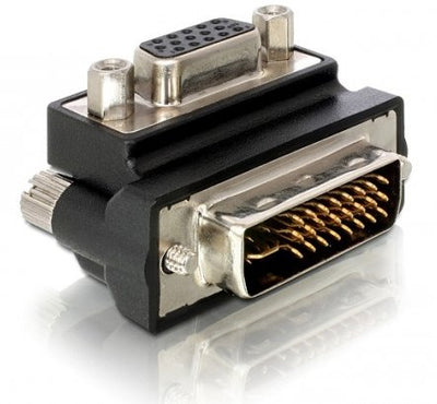 Delock Adapter VGA Female DVI 29PIN Male Rechts Angular — image 1