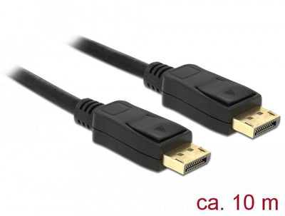 Delock Cable DisplayPort 1.2 Male DisplayPort Male 4K 60 HZ 10M — image 1