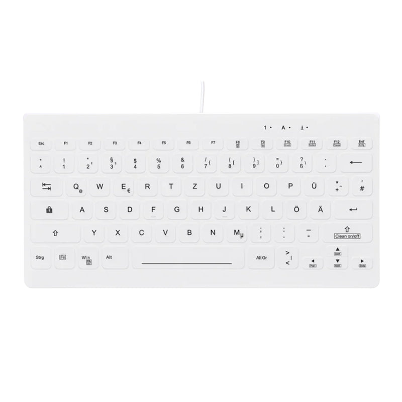 Contour Design Active Key AK-C4112 Keyboard Médico USB Qwertz German White