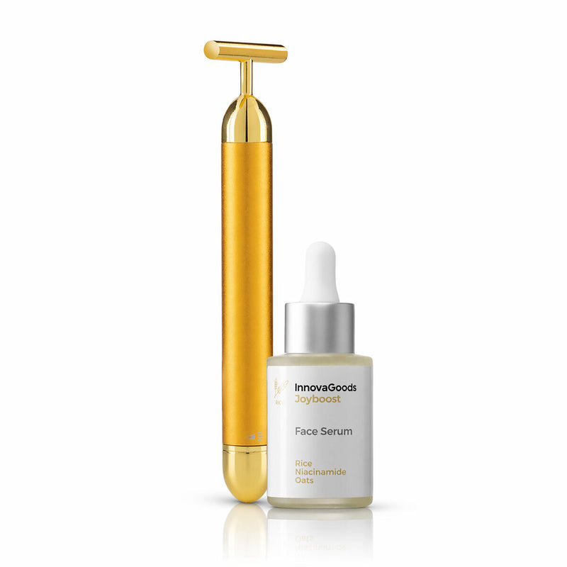 Pack High Frequency Facial Rejuvenating Massager and Rice Joyboost Facial Serum 30 ml InnovaGoods