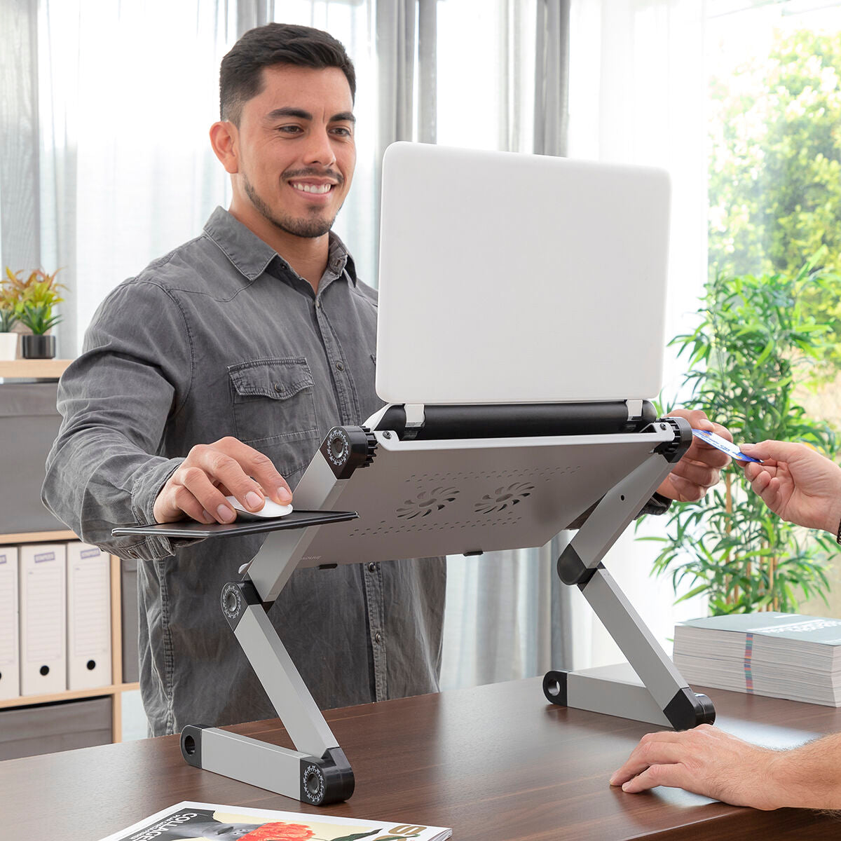 Innovagoods Adjustable Multi-Position Laptop Table Omnible Innovagoods
