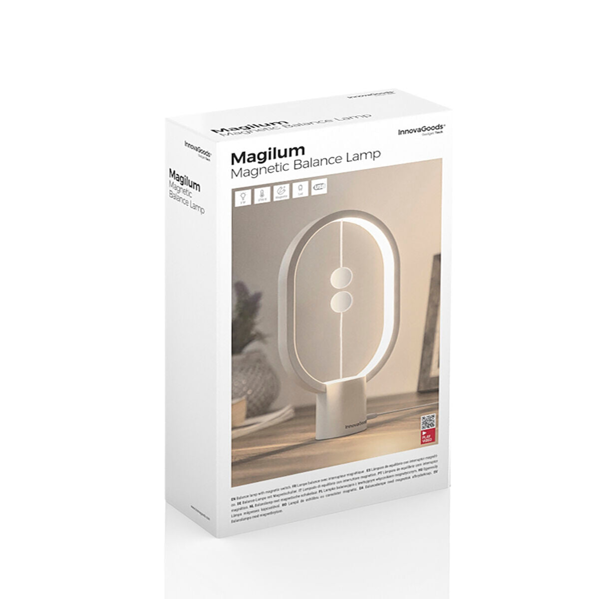 Balance Lamp with Magnetic Switch Magilum InnovaGoods White 3 W (Refurbished C)