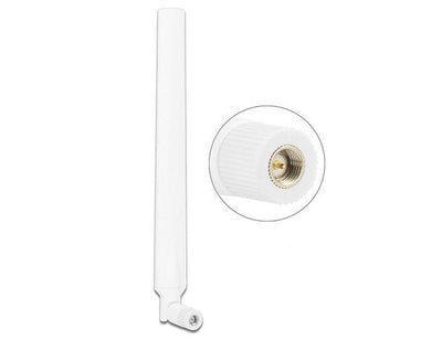 Delock Antenna LTE Sma 0 ~ 4 dBi Omni Gelenk White Rojoatable — image 1