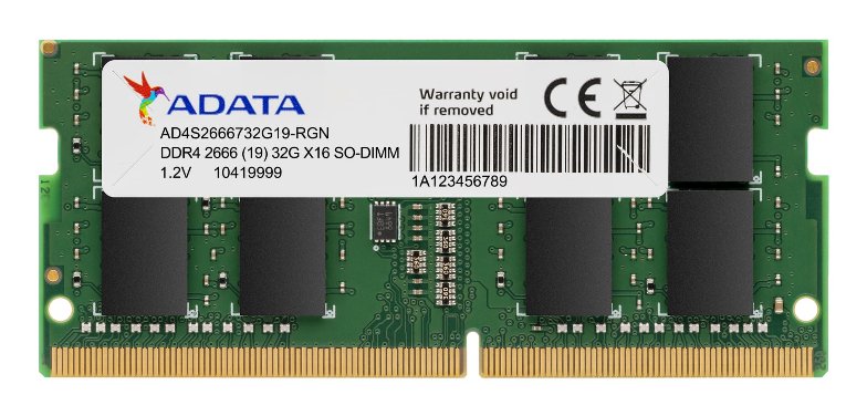 ADATA RAM So-dimm DDR4 2666MHZ 8GB CL19