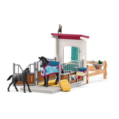 Schleich Horse Club Pferdebox With Stute And Fohlen, Spielfigur 42611 — image 1