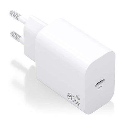 Aisens Charger GaN 20W, 1x USB-C PD 3.0, White — image 1