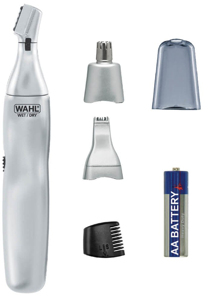 Wahl Trimmer Ear Nose Blow Wet And Dry 5545-2416 With Battery 6 Accesorios