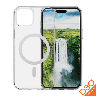 DBRAMANTE1928 Iceland Ultra D3O Ms Case For Iphone 15 Plus Transparent White — image 1