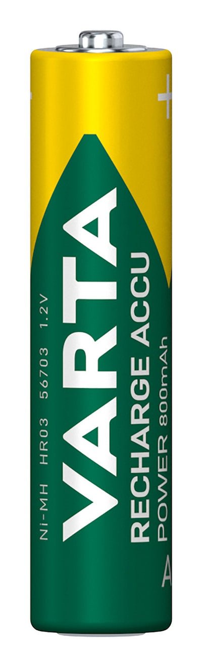Varta Batteries Recargables Aaa 800MAH Pack 4 BLX4 Aaa 800MAH Varta Ready To Use — image 1
