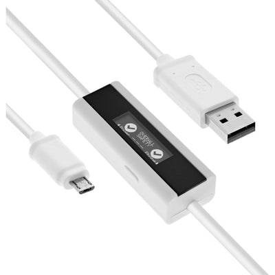 Inline USB Smart Control, Multímetro, Monitoreo Charging USB Cable a Micro-b With Screen 1M — image 1