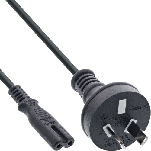 Inline Cable Power Type I Australia / Nz a Euro 8 C7 Plug 1,8M — image 1