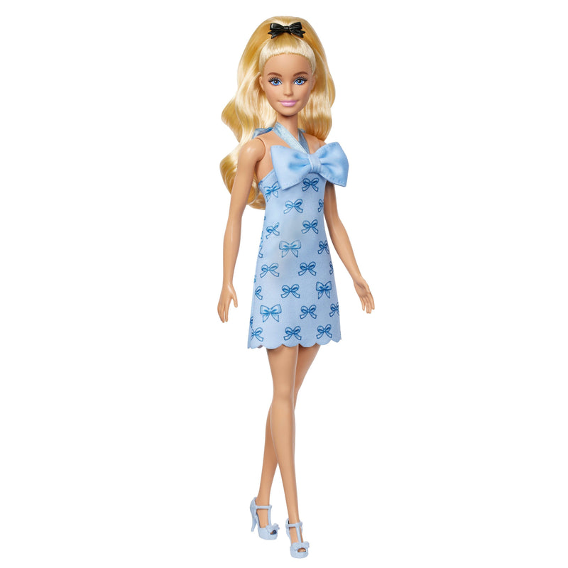 Mattel Muñeca Barbie Fashionista Blue Bows HYT93