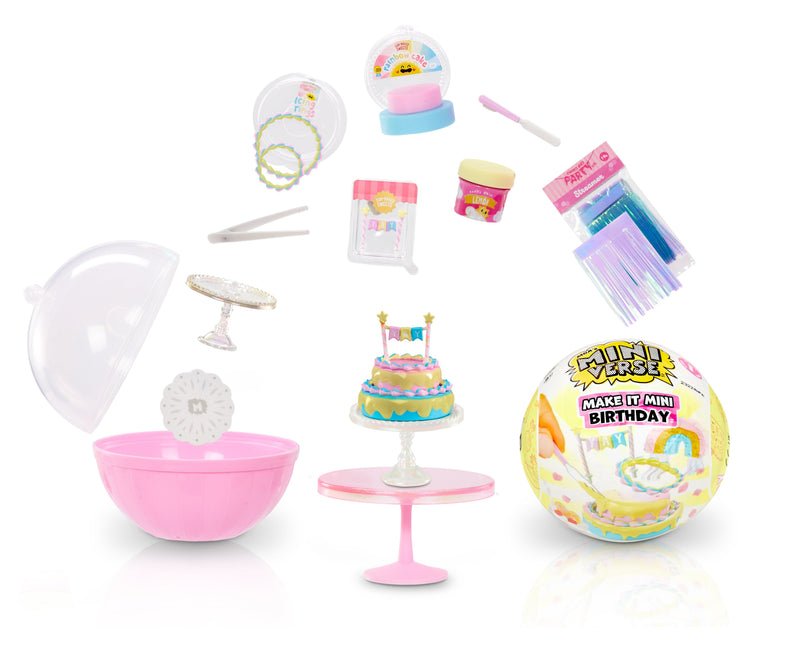 Mga Entertainment Miniverso Mga: Hazlo Mini Fiesta, Mini Coleccionables, Crea Artículos Variados 427667-INT