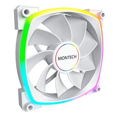 Montech Fan PC RX140 PWM 140X140X25 White 140MM RX140 PWM White