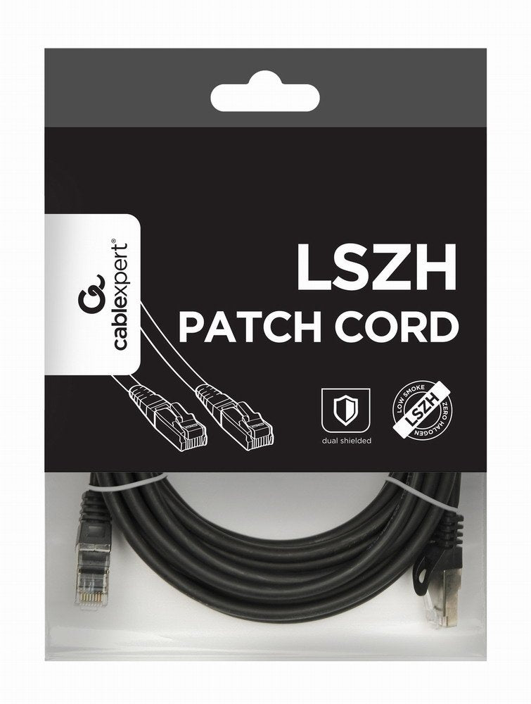 Gembird Network Cable RJ45, CAT.6A, FTP, Lszh, 5M, Black