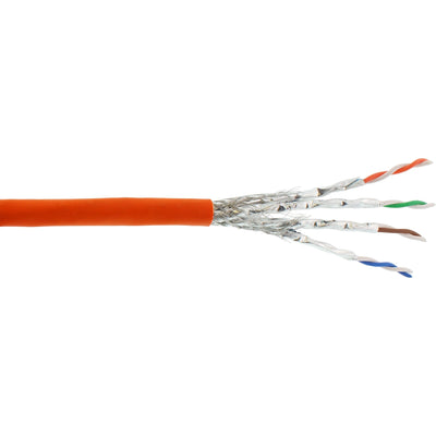 Inline Network Cable S/FTP Pimf CAT.6A Libre Halógenos 500MHZ Orange 100M — image 1
