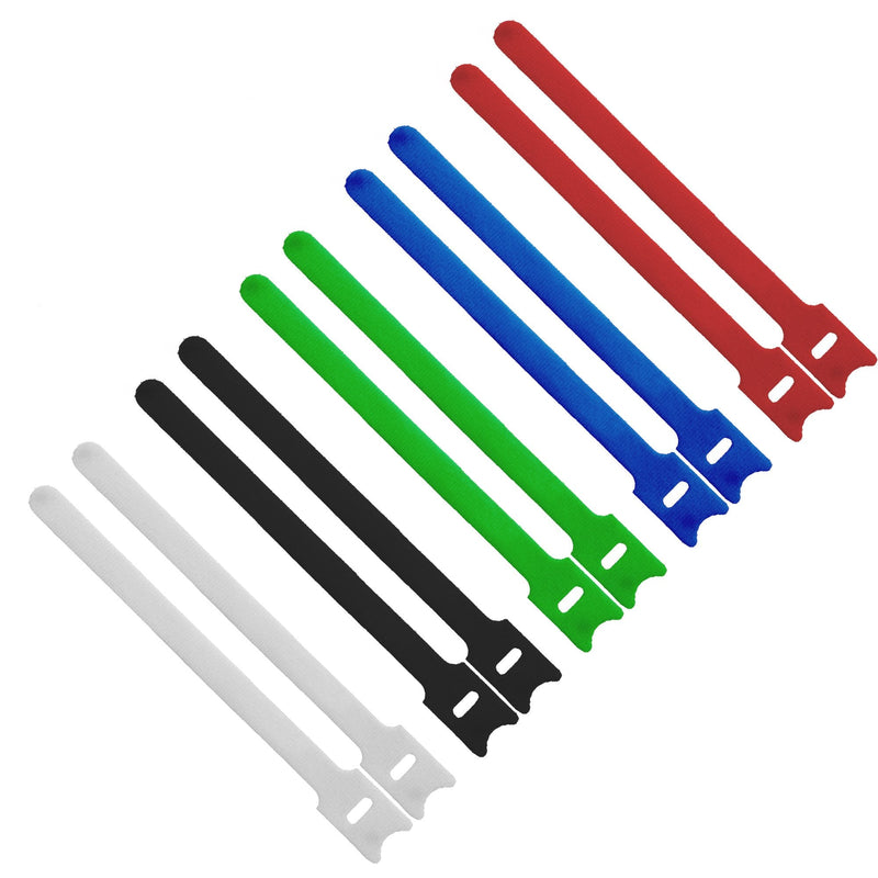 Inline Straps Closure Velcro 12X125MM 10 Units 5 Colours