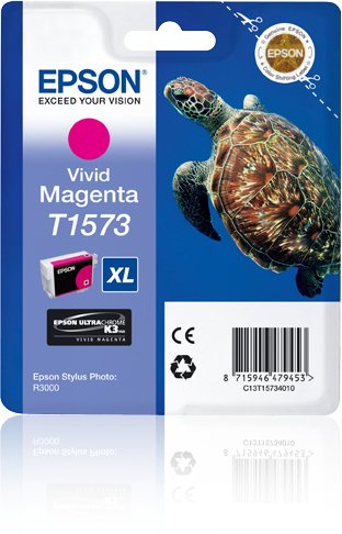Epson Genuine Ink Magenta Vivid T1573 25,9ML R/3000 — image 1