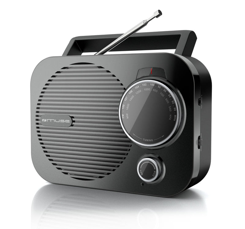 Muse M-050 R Radio Personal Analógica Black