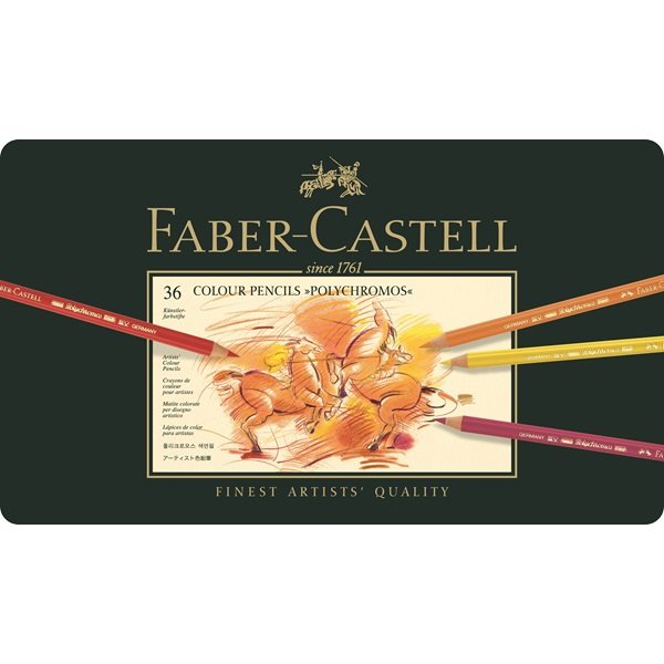 Faber Castell Pencil Colour Case Lata 36 Pieces
