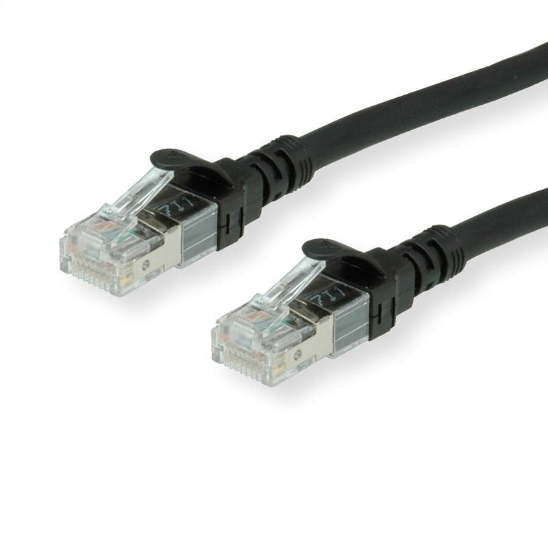 Roline Network Cable CAT.6A UTP, Component Level, Lsoh, Negro 0,5M