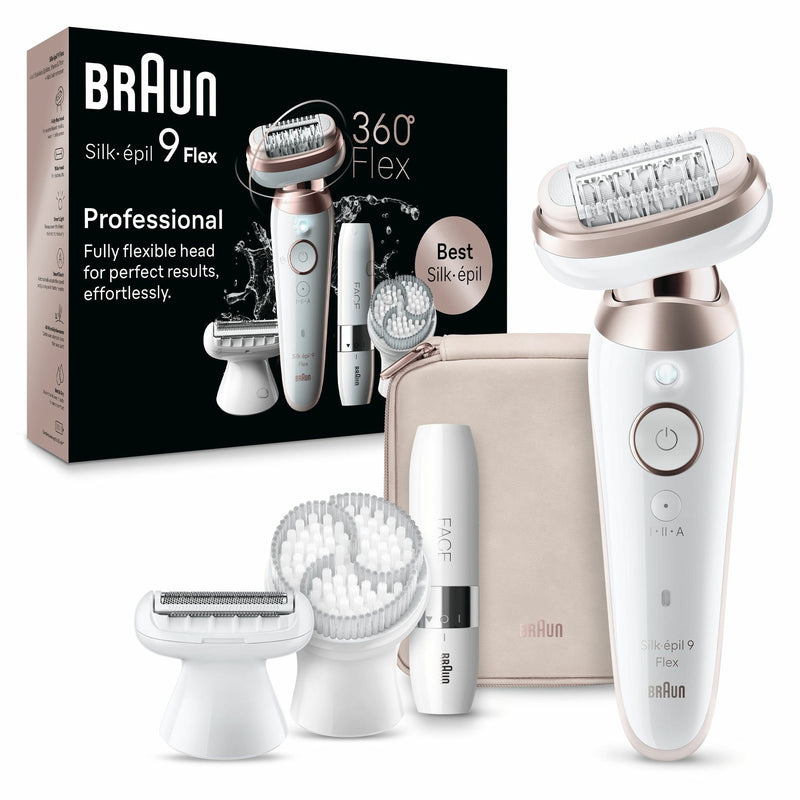 Braun Epilator Silk-épil 9-360 3D Sensosmart White/Oro Pink 7500435225274