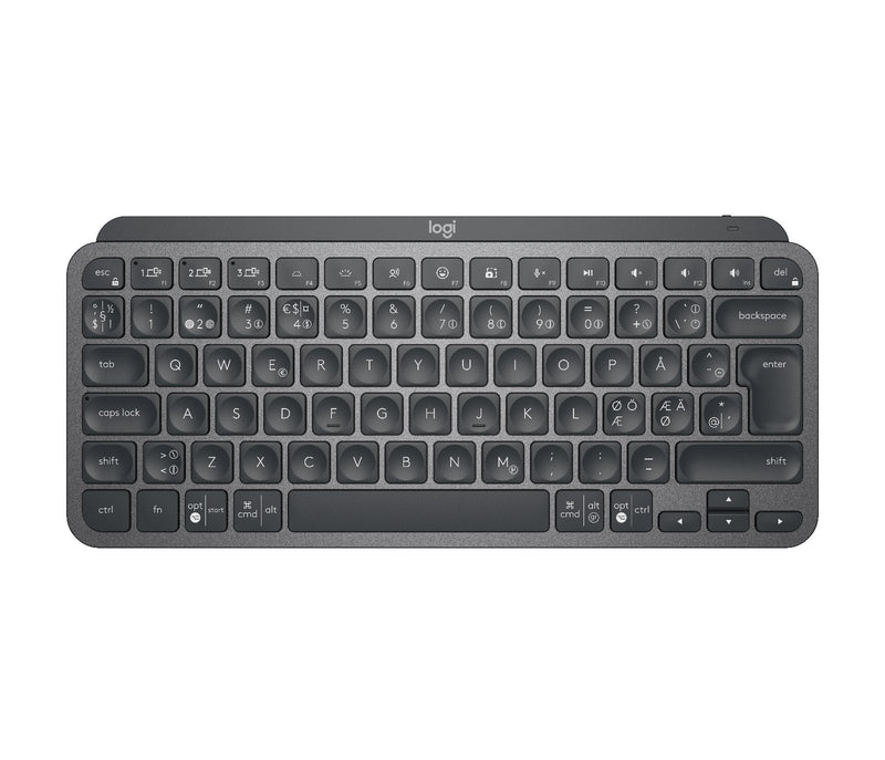 Logitech Mx Llaves Mini Office Teclado Retroiluminación Inalámbrico Bluetooth QWERTY Nórdico (danés/Finés/Noruego/