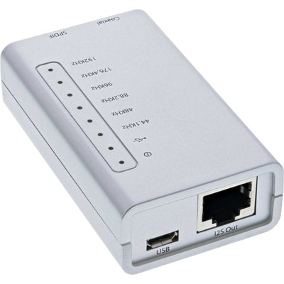 Inline Adapter Audio USB HD 24 Bits 192KHZ a Convertidor Digital Coaxial / Toslink / I2S — image 1