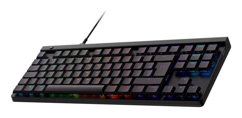 Logitech Keyboard Spanish G515 Tkl Mecánico Gaming RGB Switch Gl Tactile Pbt Black